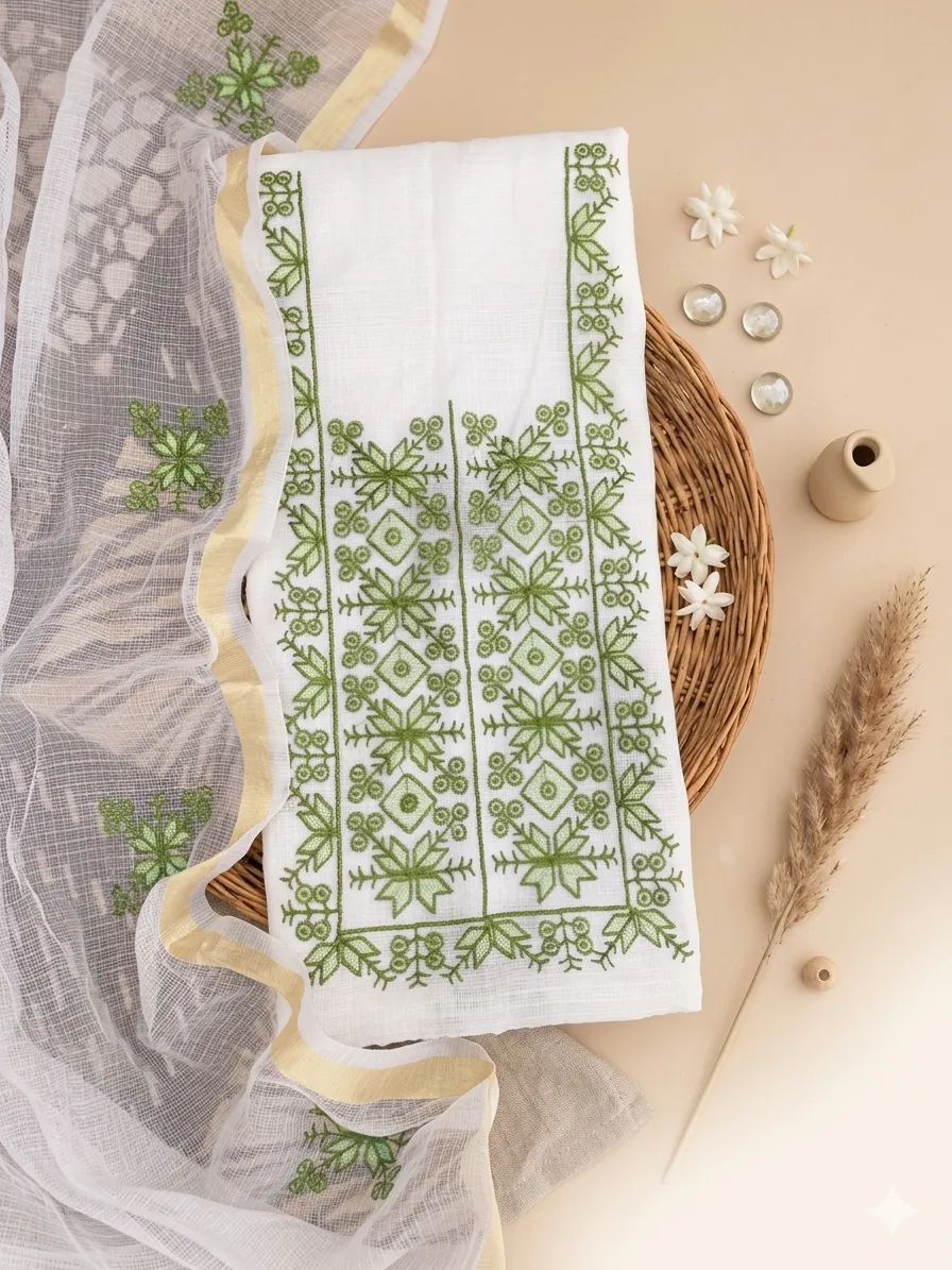 Beautiful Soft Kota Cotton Dress Material